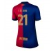 Maillot de foot Barcelona Frenkie de Jong #21 Domicile vêtements Femmes 2024-25 Manches Courtes